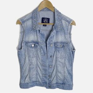 Rock & Republic Gunshow denim vest M